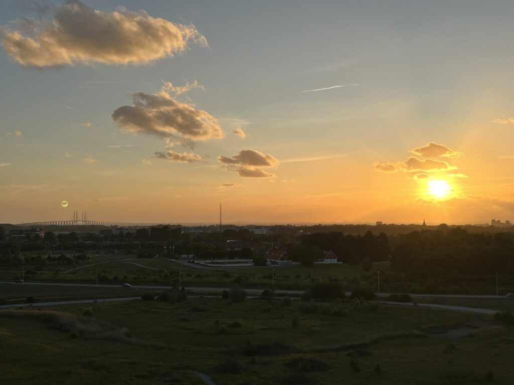 Solnedgång över Öresund