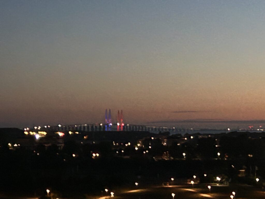 Hyllie by night