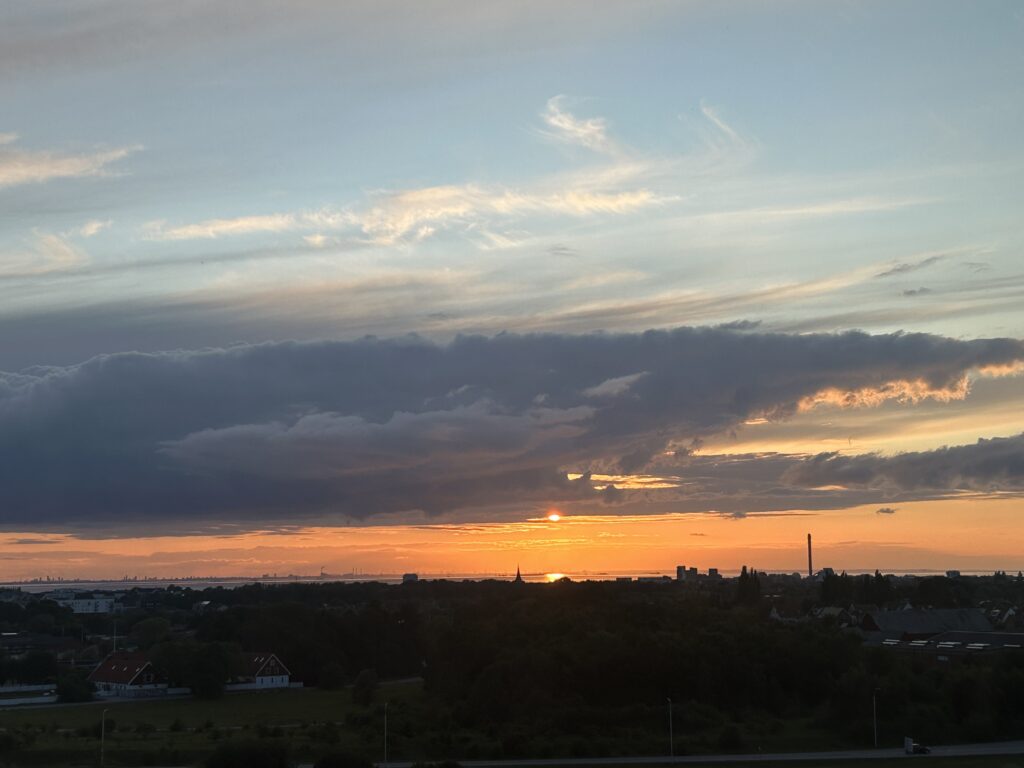 När solen går ner