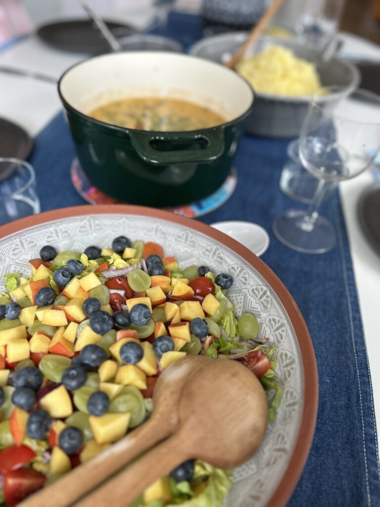 God sallad till middagen