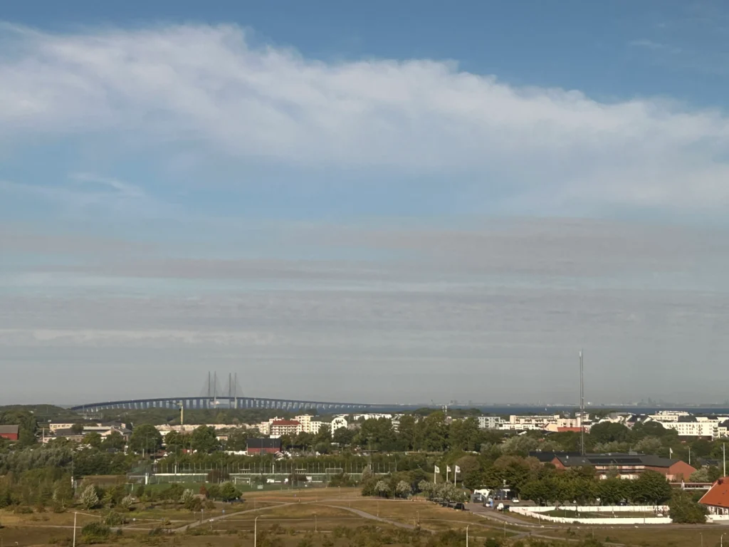 Vy över Öresundsbron